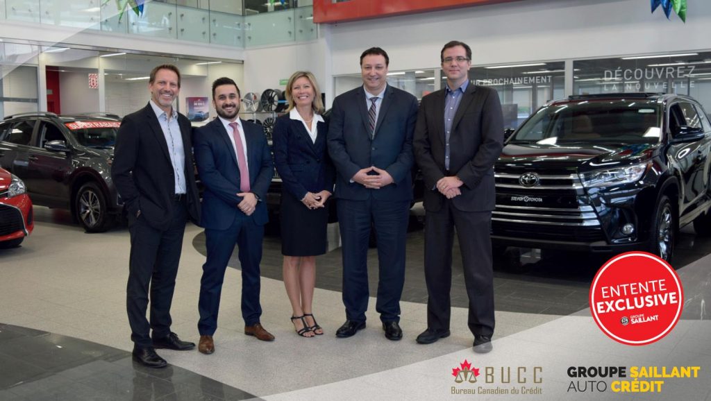 Entente exclusive signée entre le Groupe Saillant Auto Crédit et le